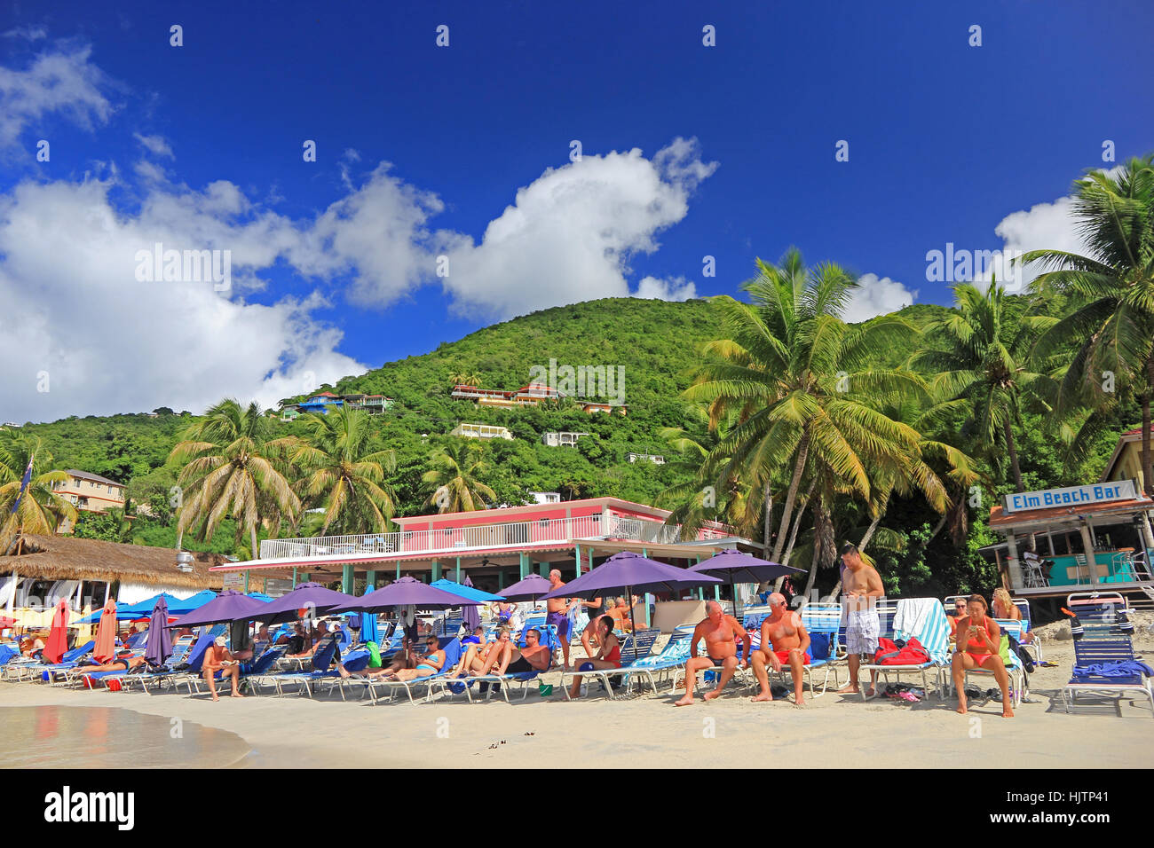 Cane Garden Bay, Tortola, Banque D'Images