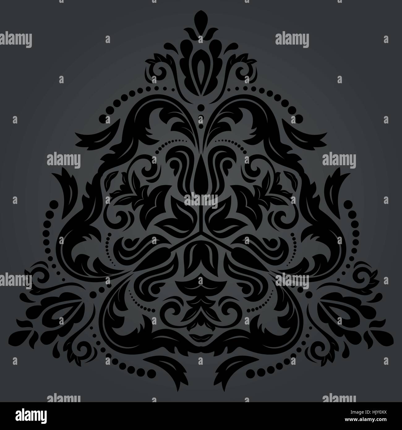 Résumé Motif Vecteur Oriental Illustration de Vecteur