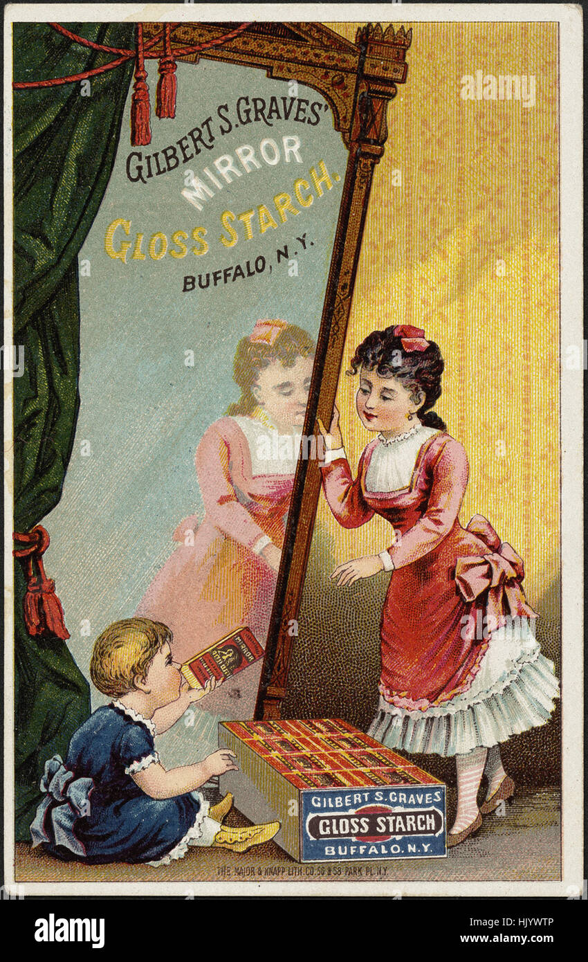 Gilbert S. Graves Mirror Gloss Starch Banque D'Images