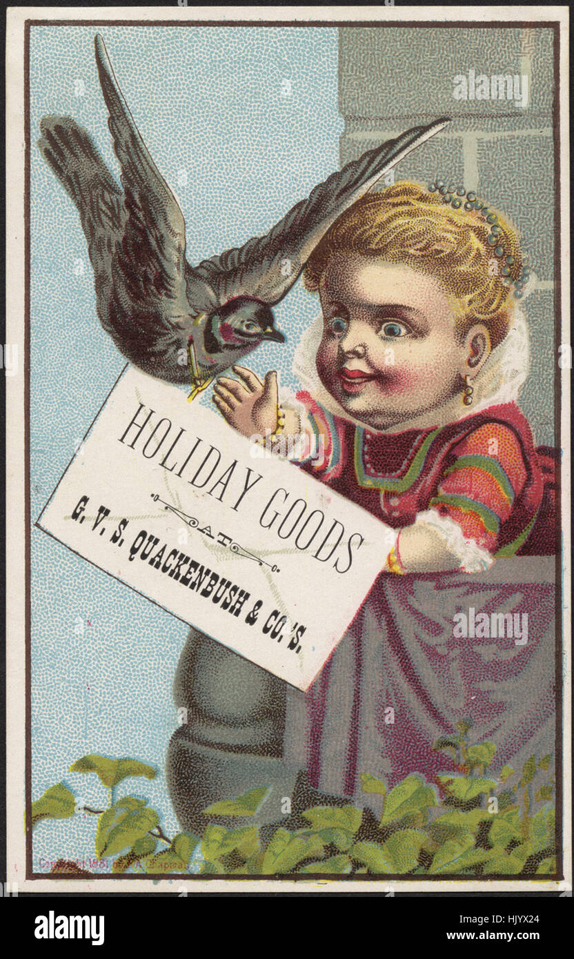 Maison de marchandises à G. C. S. Quackenbush & Co's. Banque D'Images