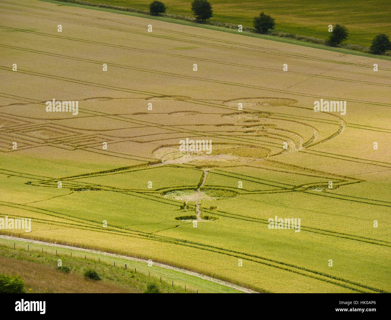 Crop Circles Banque D'Images