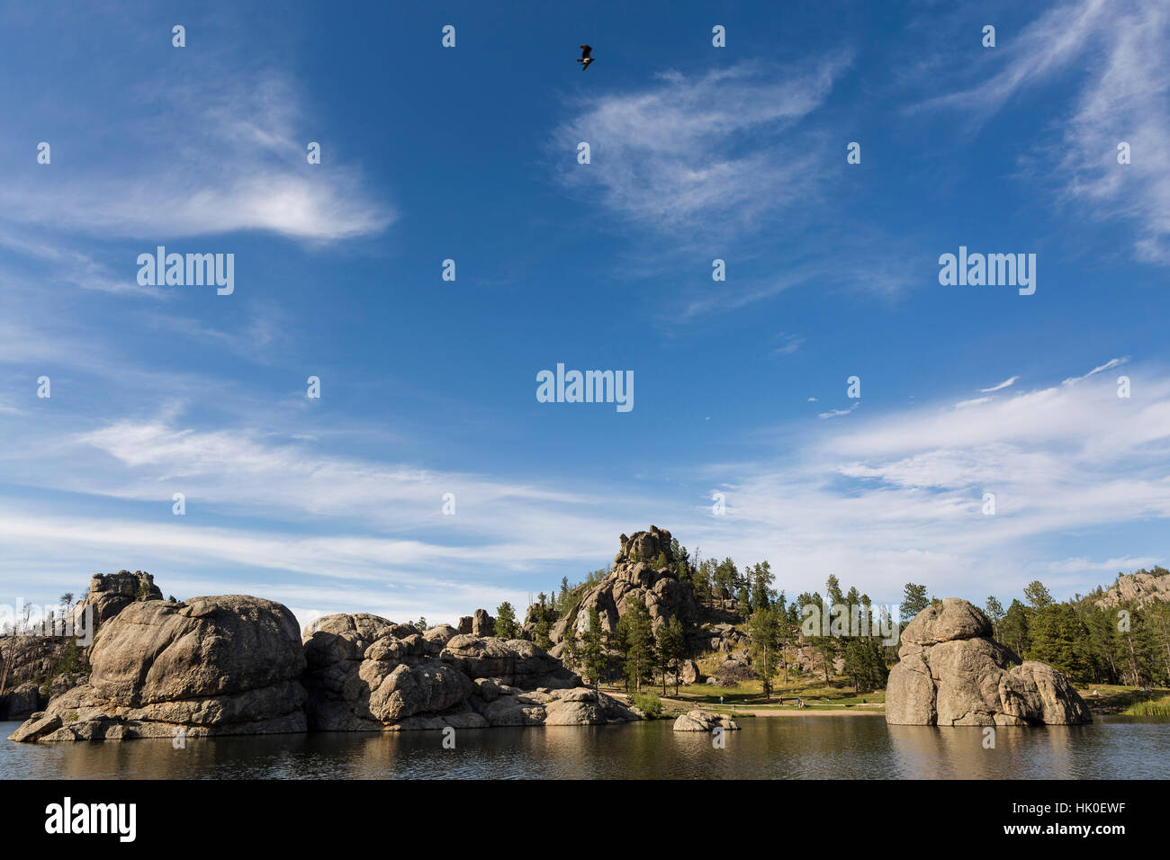 Sylvan Lake. Sept, 2016. Custer State Park, South Dakota, USA Banque D'Images