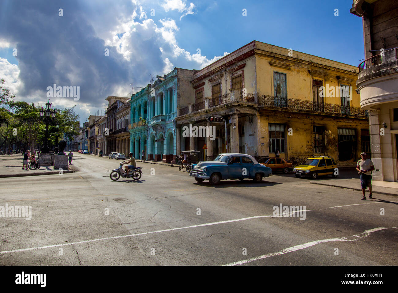 Photographie urbaine à La Havane, Cuba Banque D'Images