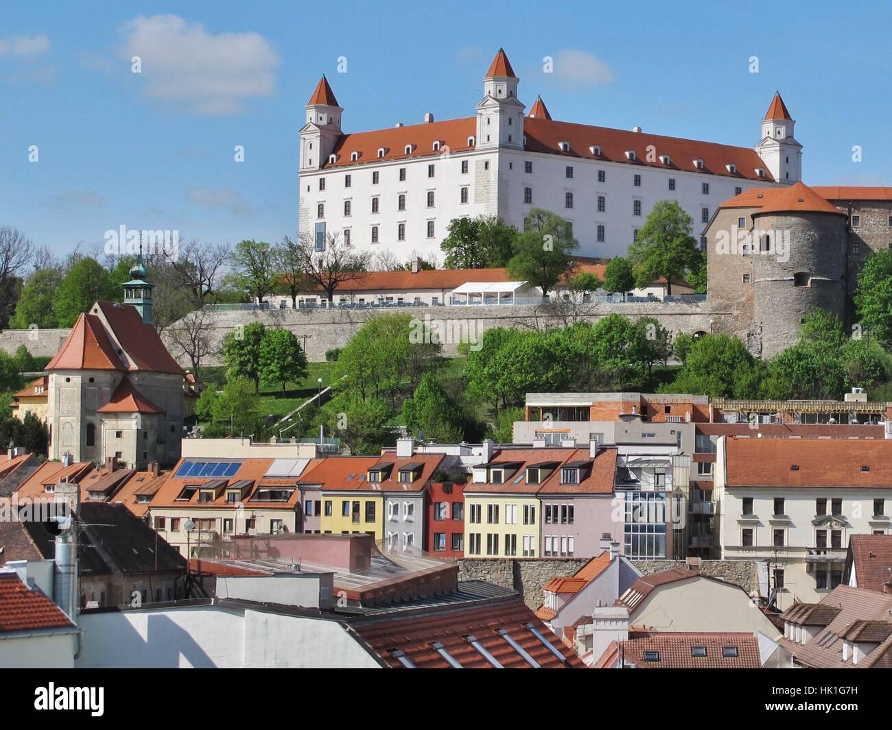 Le château de Bratislava Banque D'Images