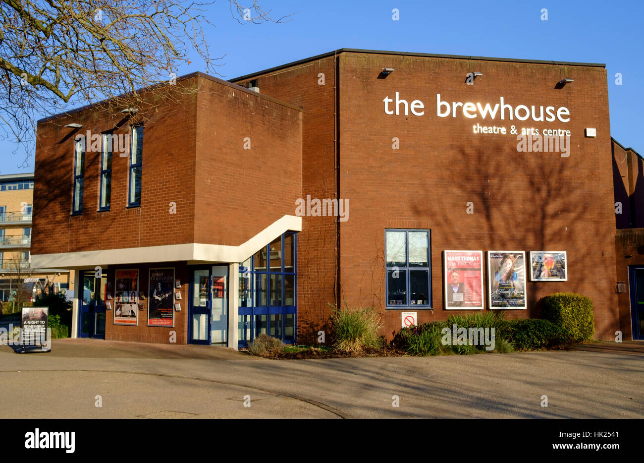 Taunton la ville du comté de Somerset en Angleterre le Brewhouse Theatre Banque D'Images