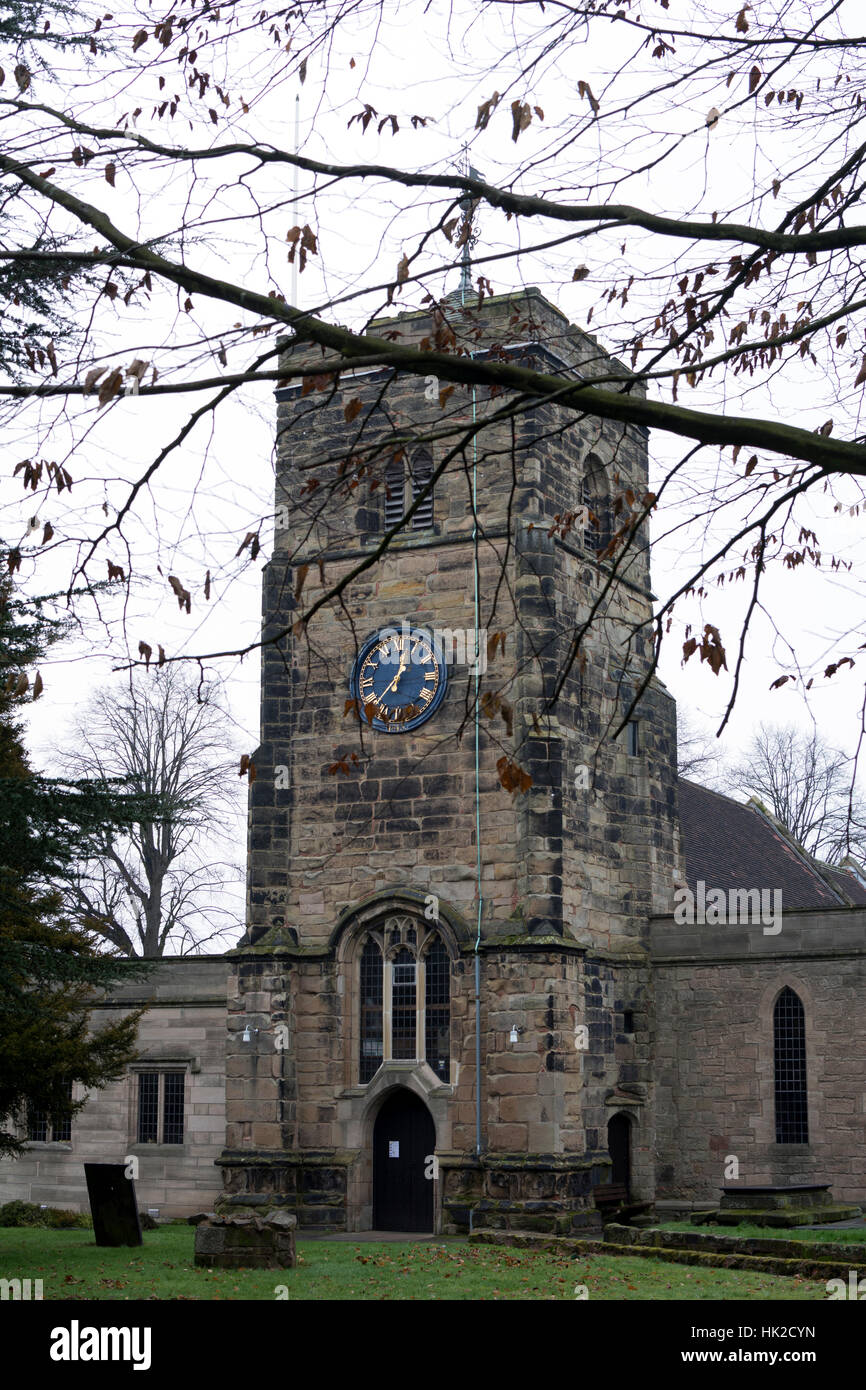 All Saints Church, Chilvers Coton, Nuneaton, Warwickshire, England, UK Banque D'Images