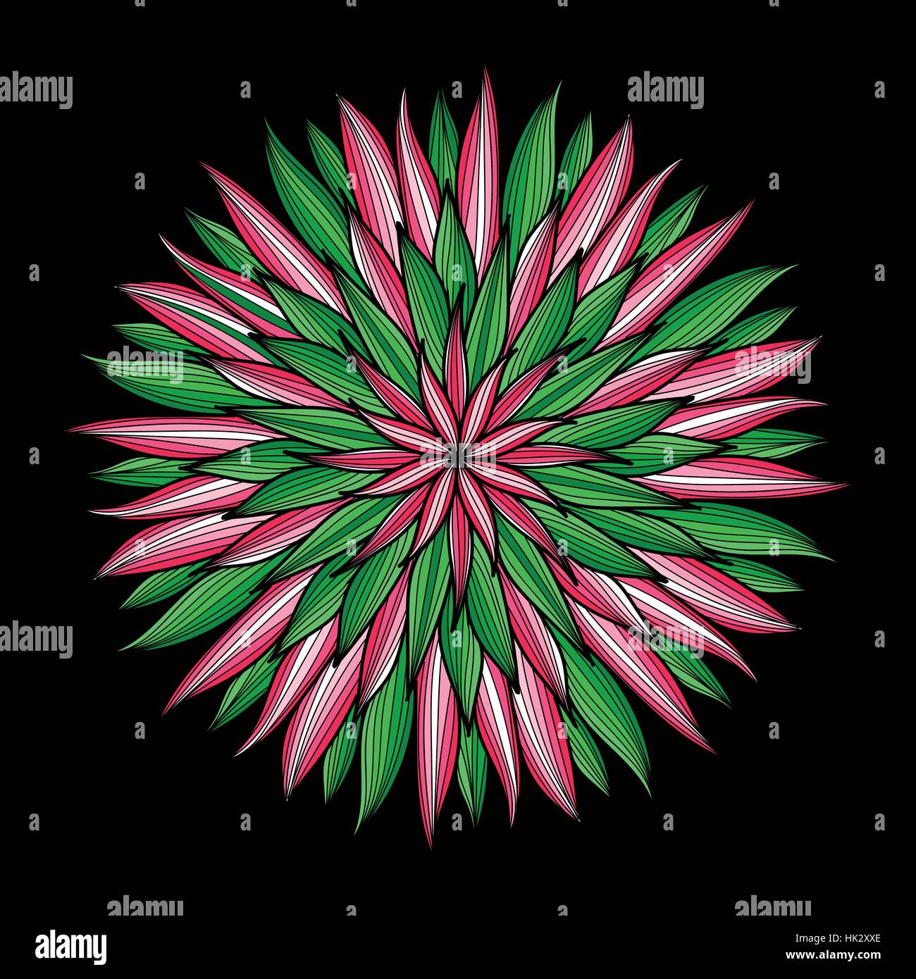 Mandala. Rond coloré ornement. Coloriage Vector illustration Illustration de Vecteur