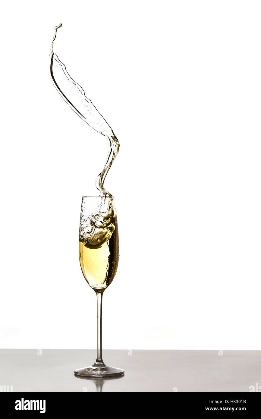 L'alcool, Squirt, Cheers, champagne, vin mousseux, de verre, de goutte à  goutte, goutte, gouttes Photo Stock - Alamy