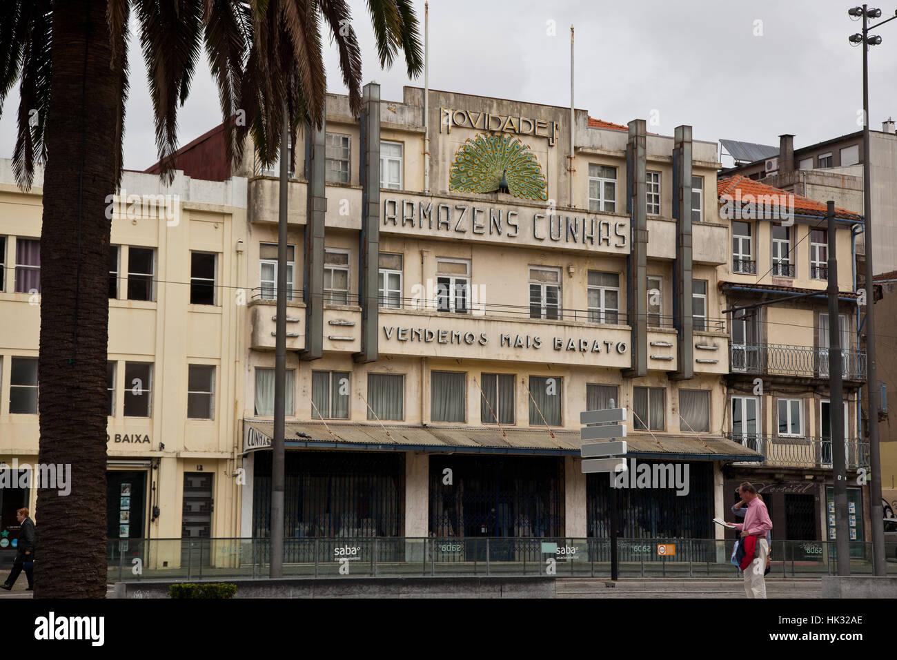Armazens Cunhas department store est un célèbre bâtiment de style Art