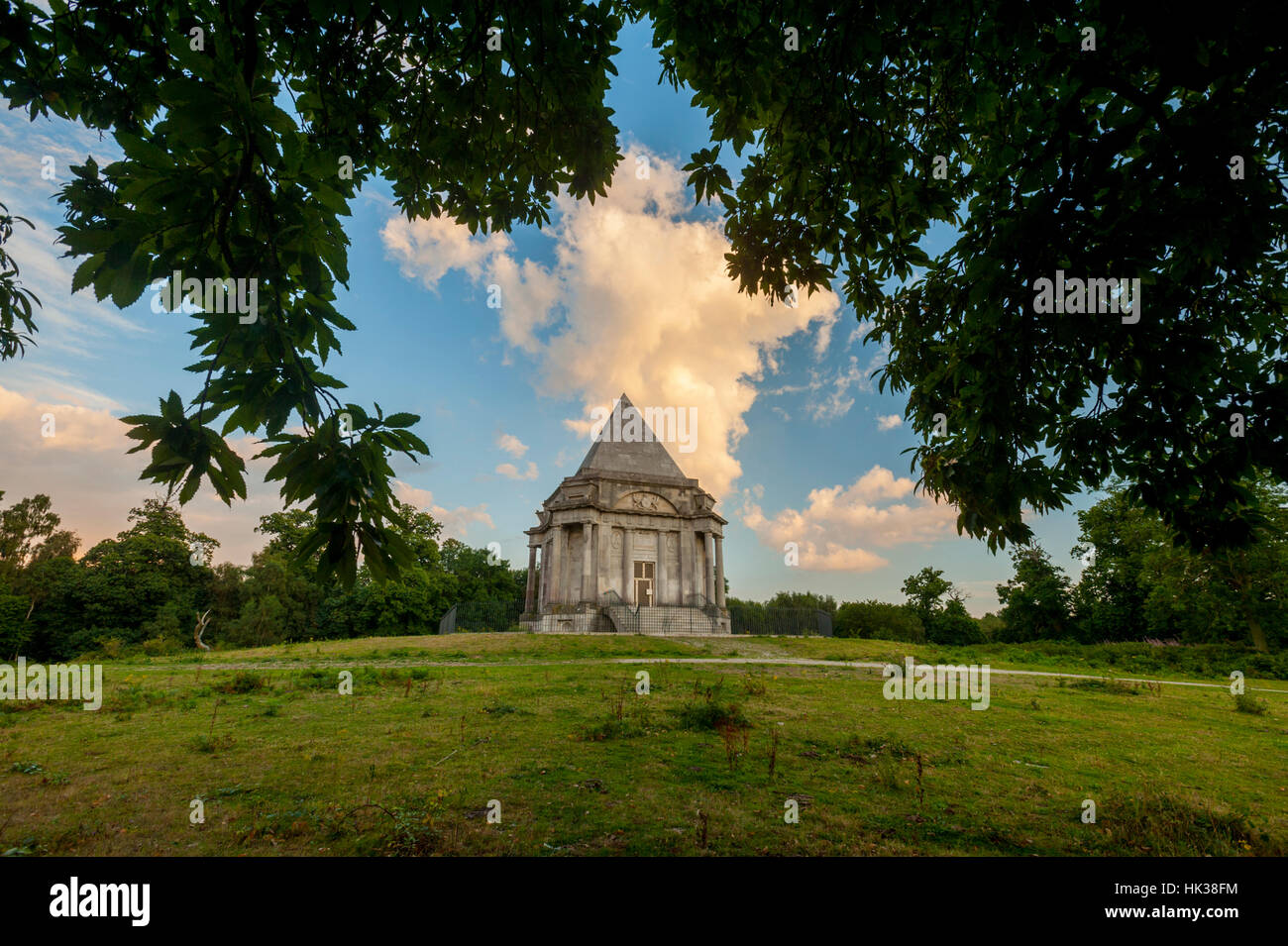 Le Mausolée de darnley à Cobham Kent Banque D'Images