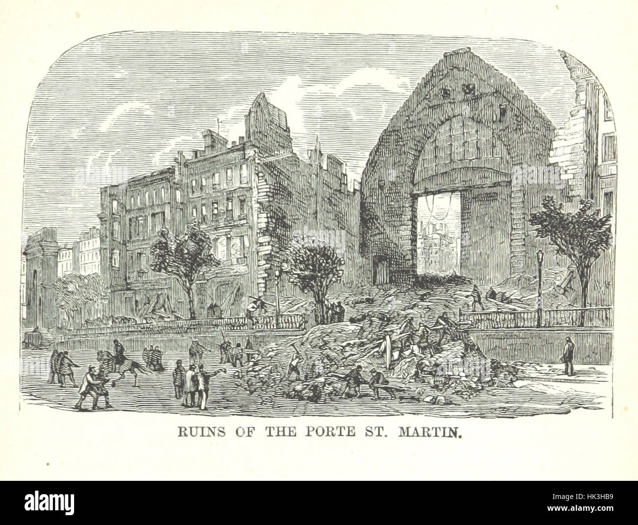 Image prise à partir de la page 147 de "Paris sous la Commune ; ou, la rébellion de 1871 Rouge ... L'Illustre' image prise à partir de la page 147 de "Paris sous Banque D'Images