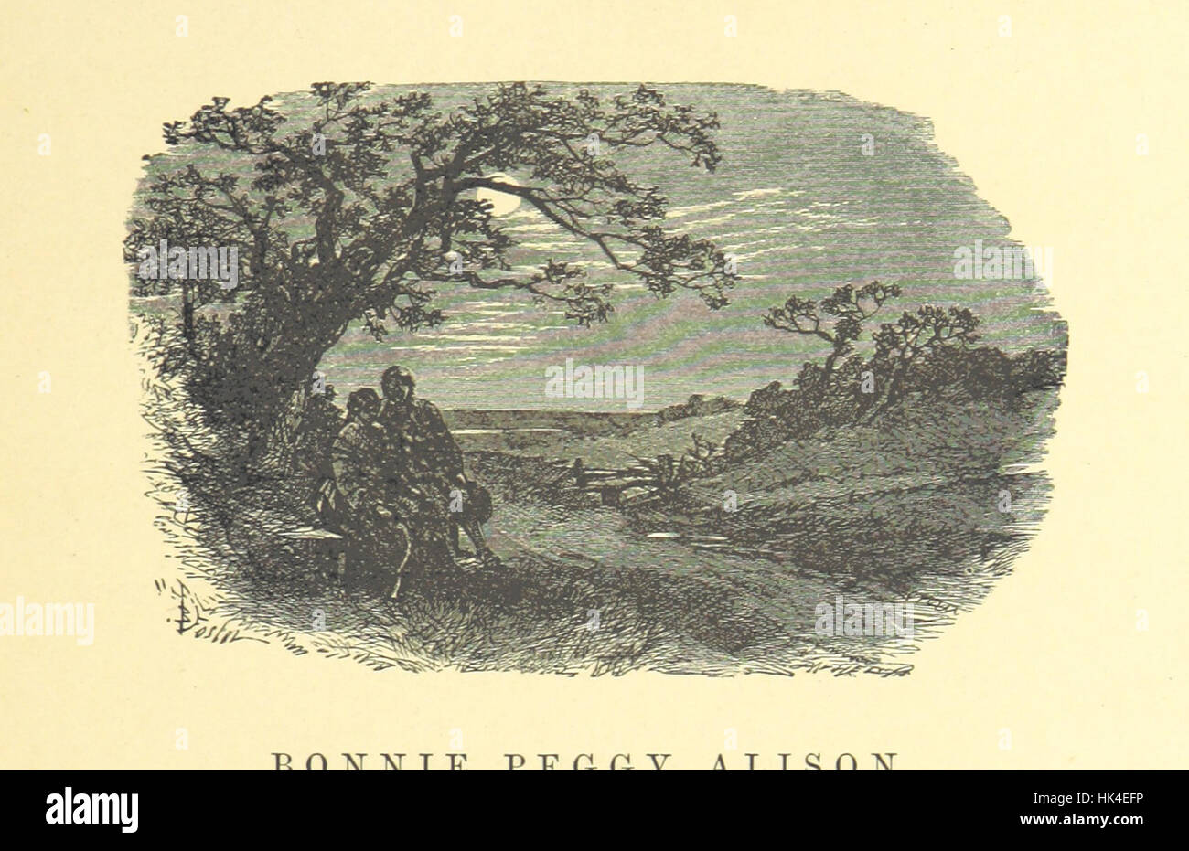 Image tirée de la page 113 de 'The Illustrated Family Burns', un livre qui comprend des gravures et un portrait ainsi qu'un mémoire original sur la vie et l'œuvre du poète Robert Burns. Banque D'Images