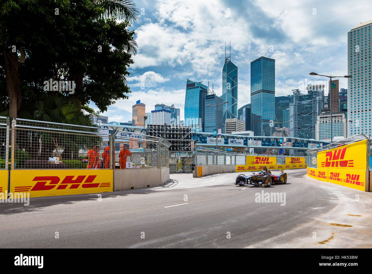 Hong Kong Formule E 2016 Banque D'Images