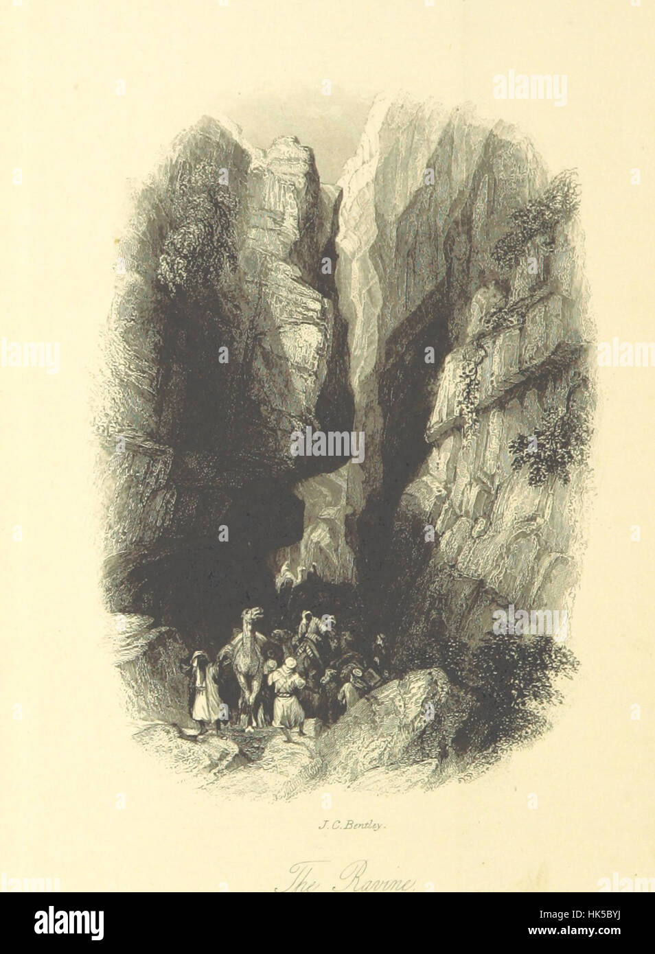 [Quarante Jours dans le désert sur la piste des Israélites ; ou, un Voyage du Caire par Wadi Feiran au Mont Sinaï et Petra. Par l'auteur de "Marche sur Jérusalem" [c.-à-d. William Henry Bartlett.] Troisième édition. [Avec des illustrations et des plaques.]] Image prise à partir de la page 182 de '[Quarante Banque D'Images