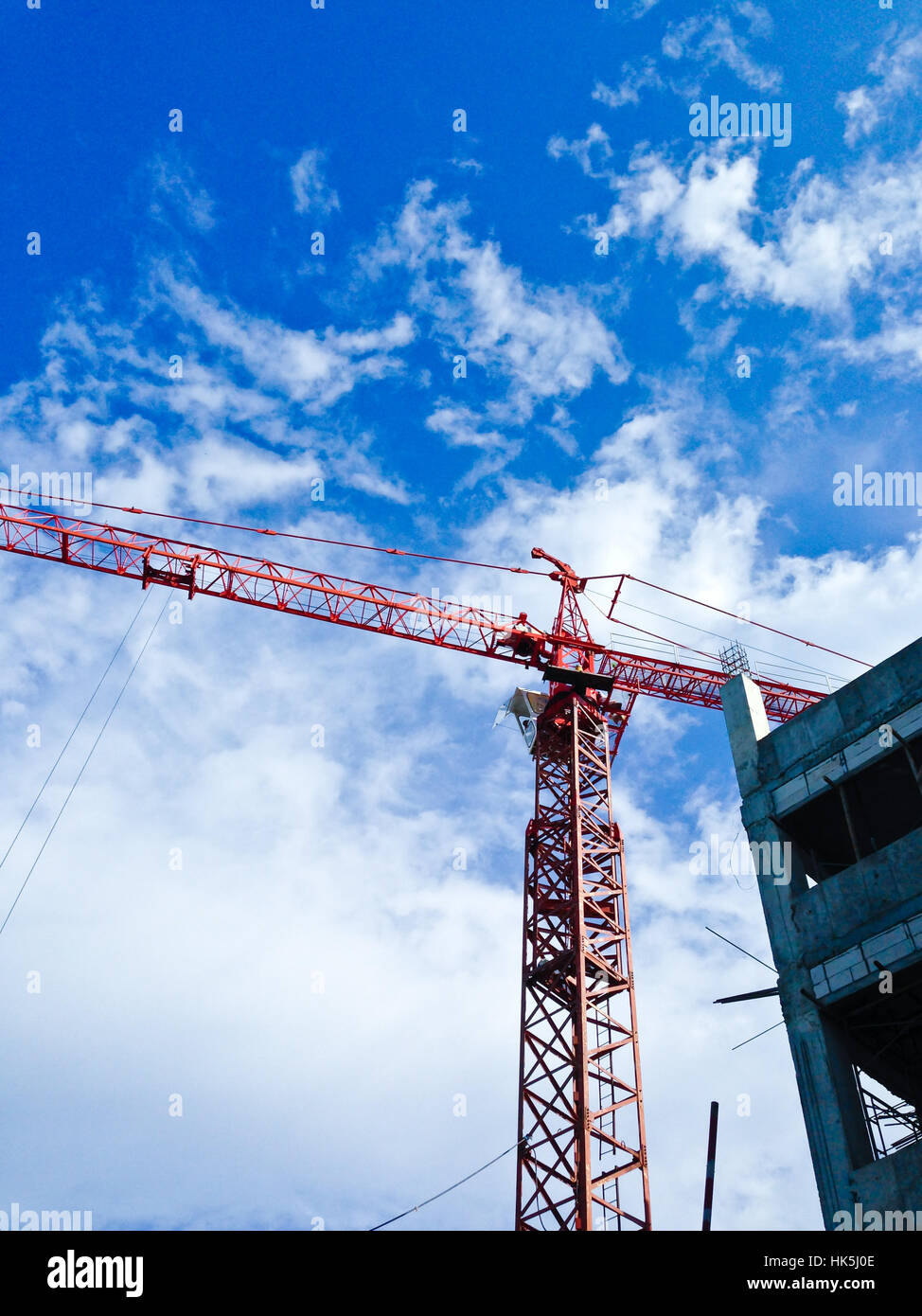 Construire, de l'industrie, l'ingénierie, poutre, nouveau, travail, fer à repasser, béton, mur, Banque D'Images