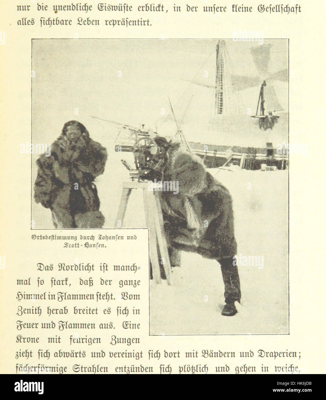 Dans Nacht und Eis. Die norwegische 1893-1896 Polarexpedition ... Mit einem Beitrag von Kapitän Sverdrup, etc. (Supplément. Wir Framleute. Von Bernhard Nordahl. Ich auf und Nansen 86° 14'. Von Hjalmar Johansen, etc.) Image prise à partir de la page 283 de 'In N Banque D'Images