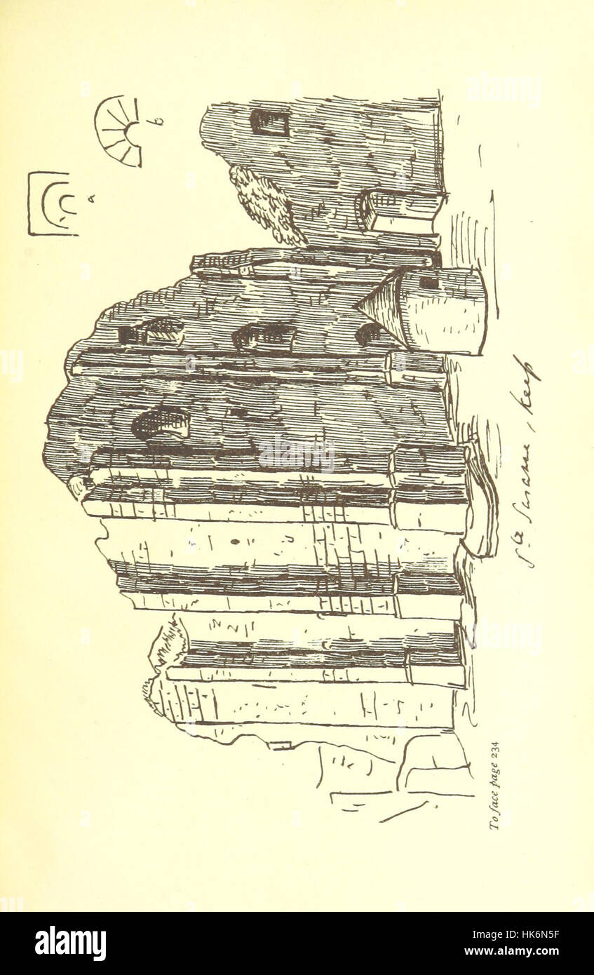 Croquis de voyage de Normandie et du Maine, illustrés par l'auteur et préfacés de W. H. Hutton. Image de la page 299. Banque D'Images