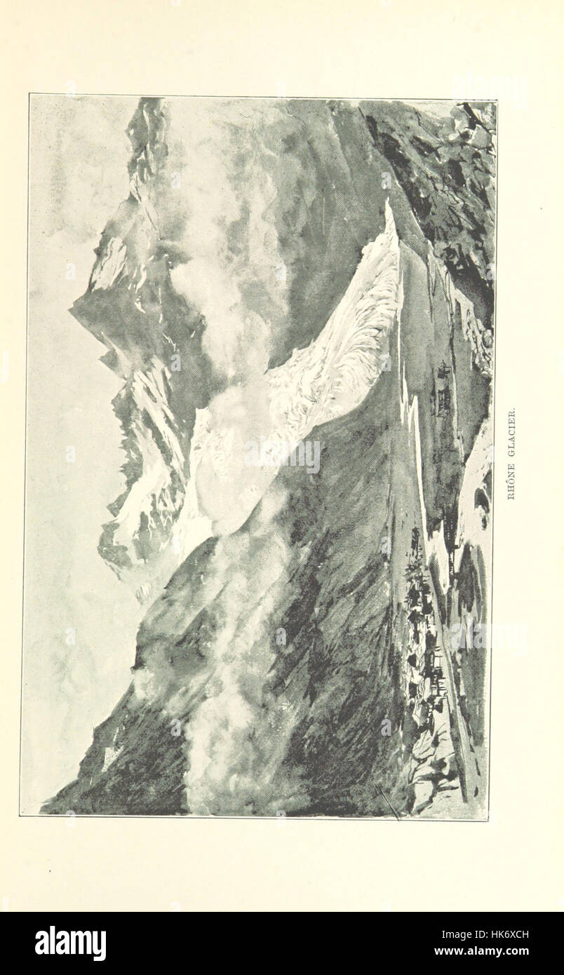 Image tirée de « dans la vallée du Rhône », montrant les paysages, la beauté naturelle et les aspects culturels de la vallée du Rhône, accompagnée d'illustrations. Banque D'Images