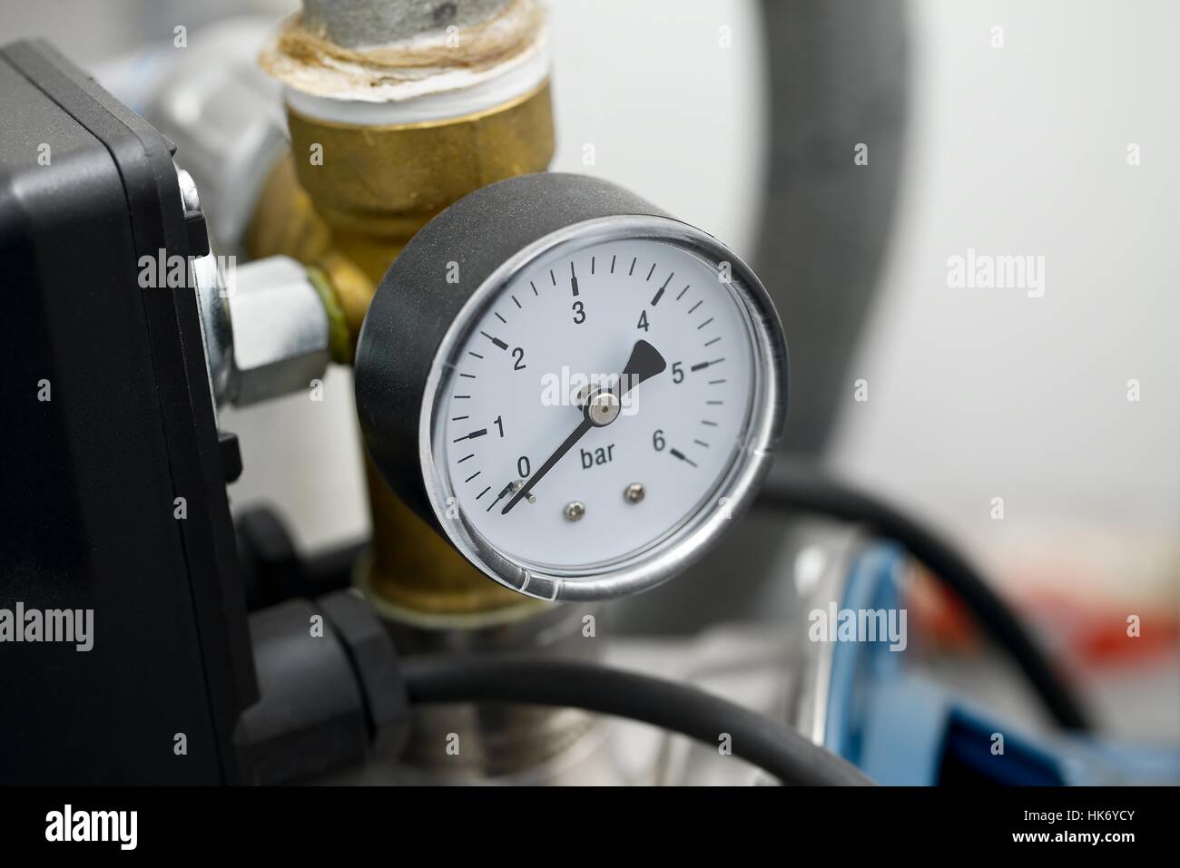 A proximité, outil, objet, détail, gros plan, liquide, à l'atelier, de l'industrie, de l'industrie, Banque D'Images