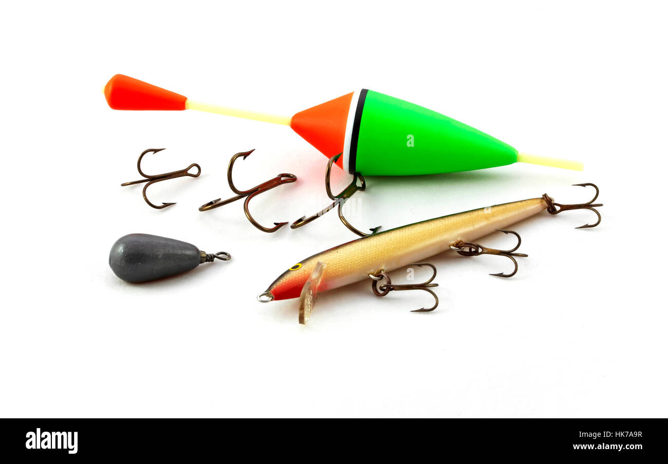 La pêche, l'équipement, crochet, flottant, pêcheur, temps libre, temps libre, loisirs, Banque D'Images