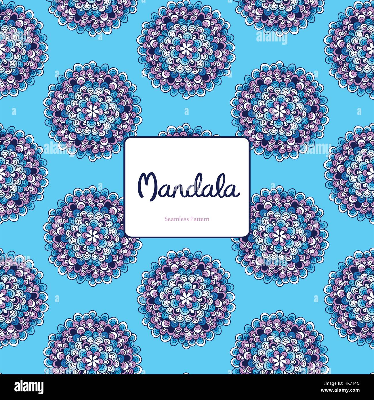 Mandala. Rond coloré ornement. Page à colorier. Vector illustration modèle transparent Illustration de Vecteur