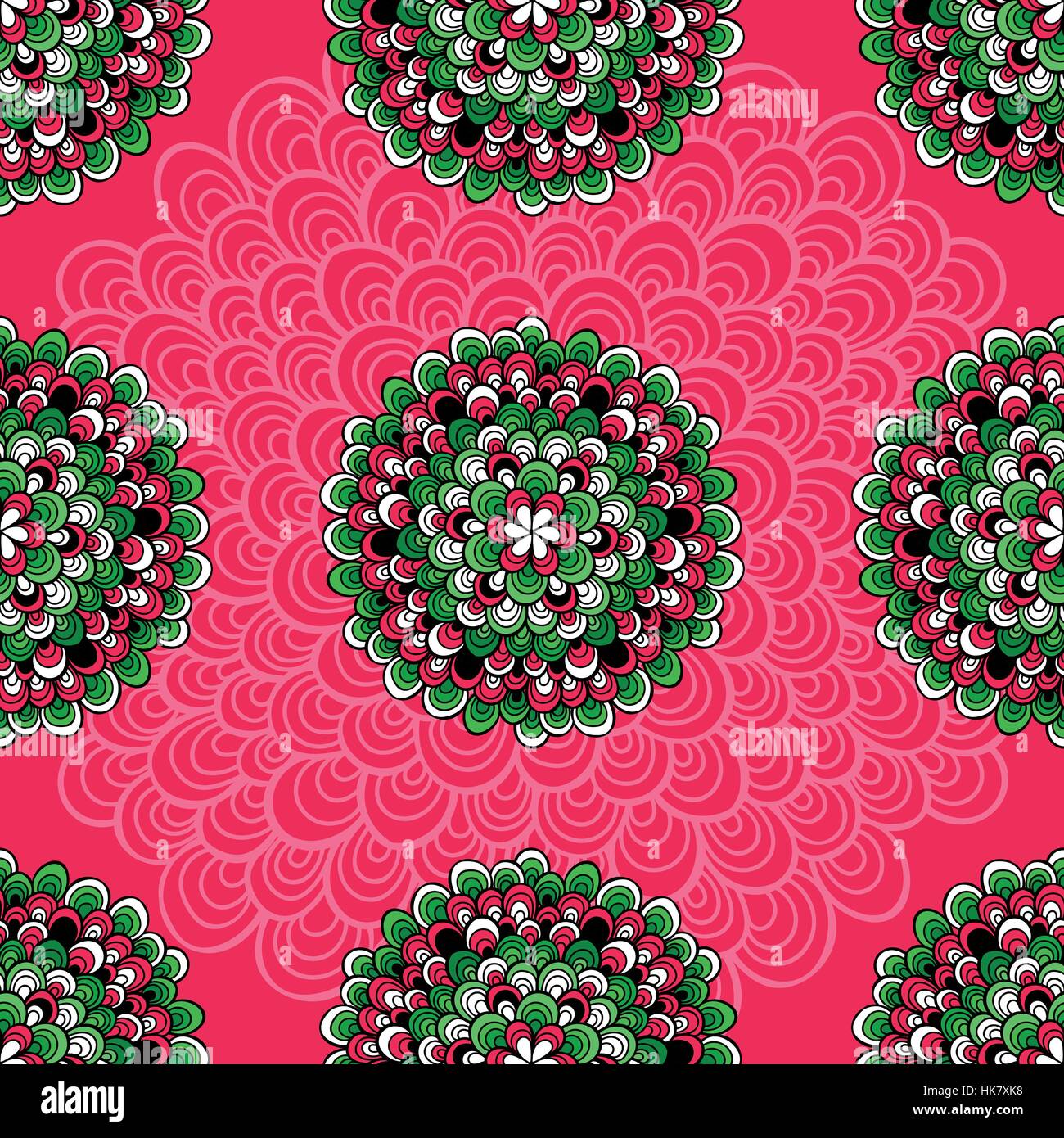 Mandala. Rond coloré ornement. Page à colorier. Vector illustration modèle transparent Illustration de Vecteur