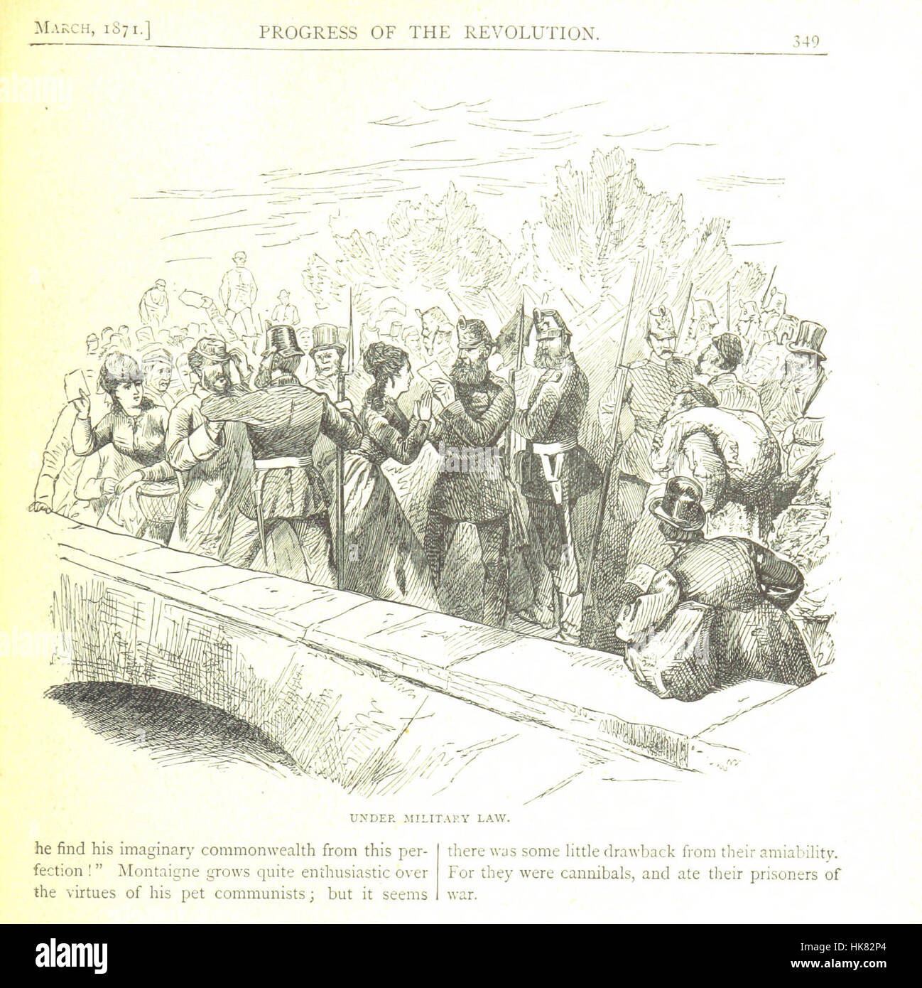 Une image tirée de « Cassell's History of the War between France and Germany », fournissant un compte rendu détaillé de la guerre franco-prussienne de 1870-1871 avec des illustrations et un contexte historique. Banque D'Images