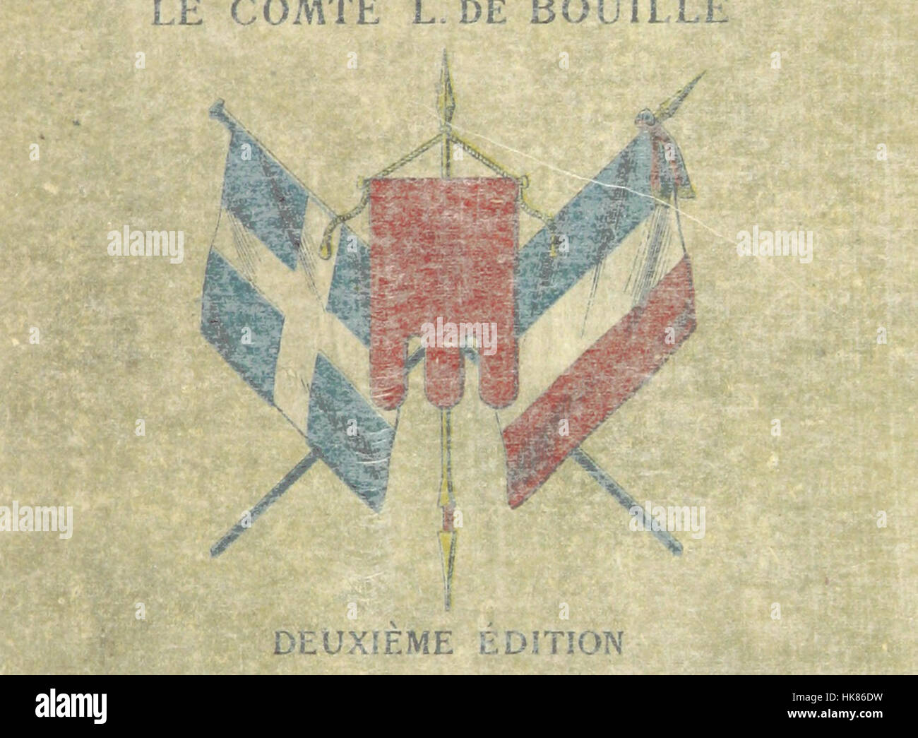 Image tirée de la page 399 de 'les drapeaux français de 507 à 1872', montrant divers drapeaux français utilisés tout au long de l'histoire, illustrant leur évolution et leur signification de 507 à 1872. Banque D'Images Image tirée de la page 399 de 'les drapeaux français de 507 à 1872', montrant divers drapeaux français utilisés tout au long de l'histoire, illustrant leur évolution et leur signification de 507 à 1872. Banque D'Images