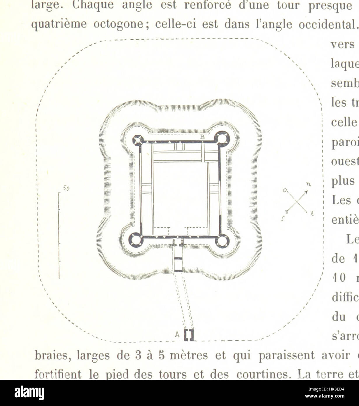 Image prise à partir de la page 465 de la Guyenne Militaire. Histoire ... des villes fortifiées, ... et châteaux construits ... pendant la domination anglaise' image prise à partir de la page 465 de la Guyenne Milita Banque D'Images