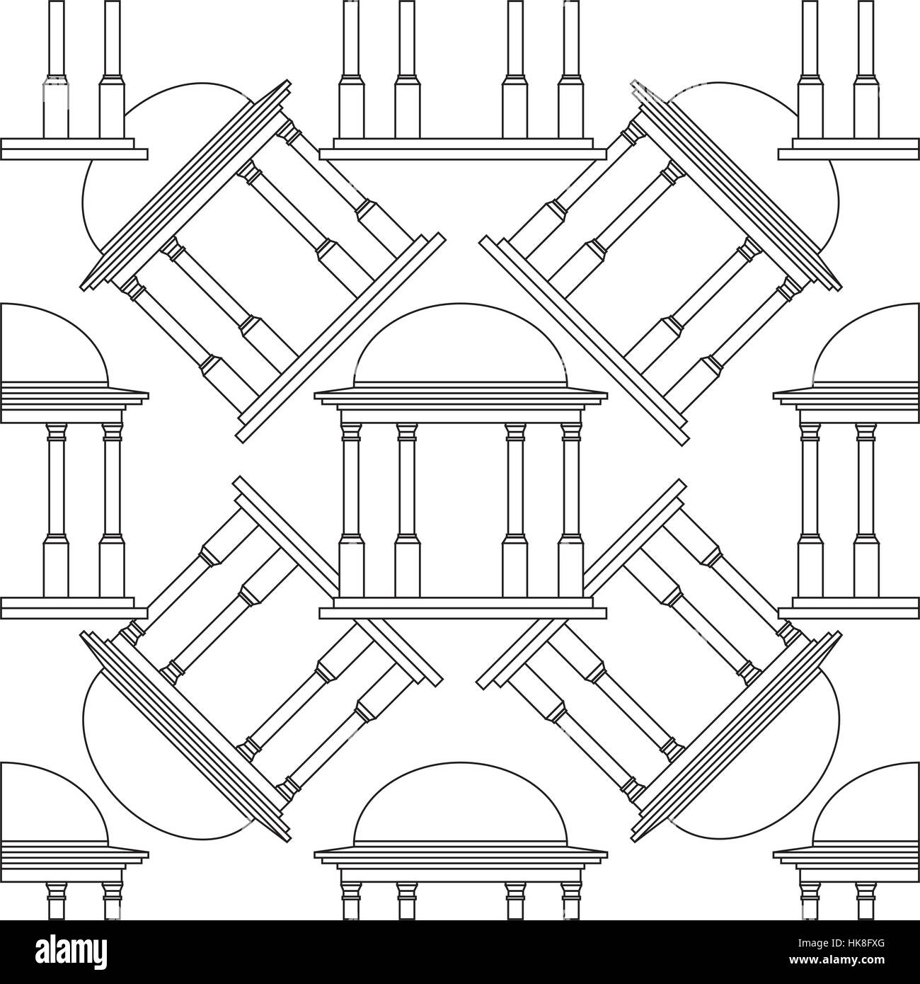 Vector illustration rotonde Illustration de Vecteur