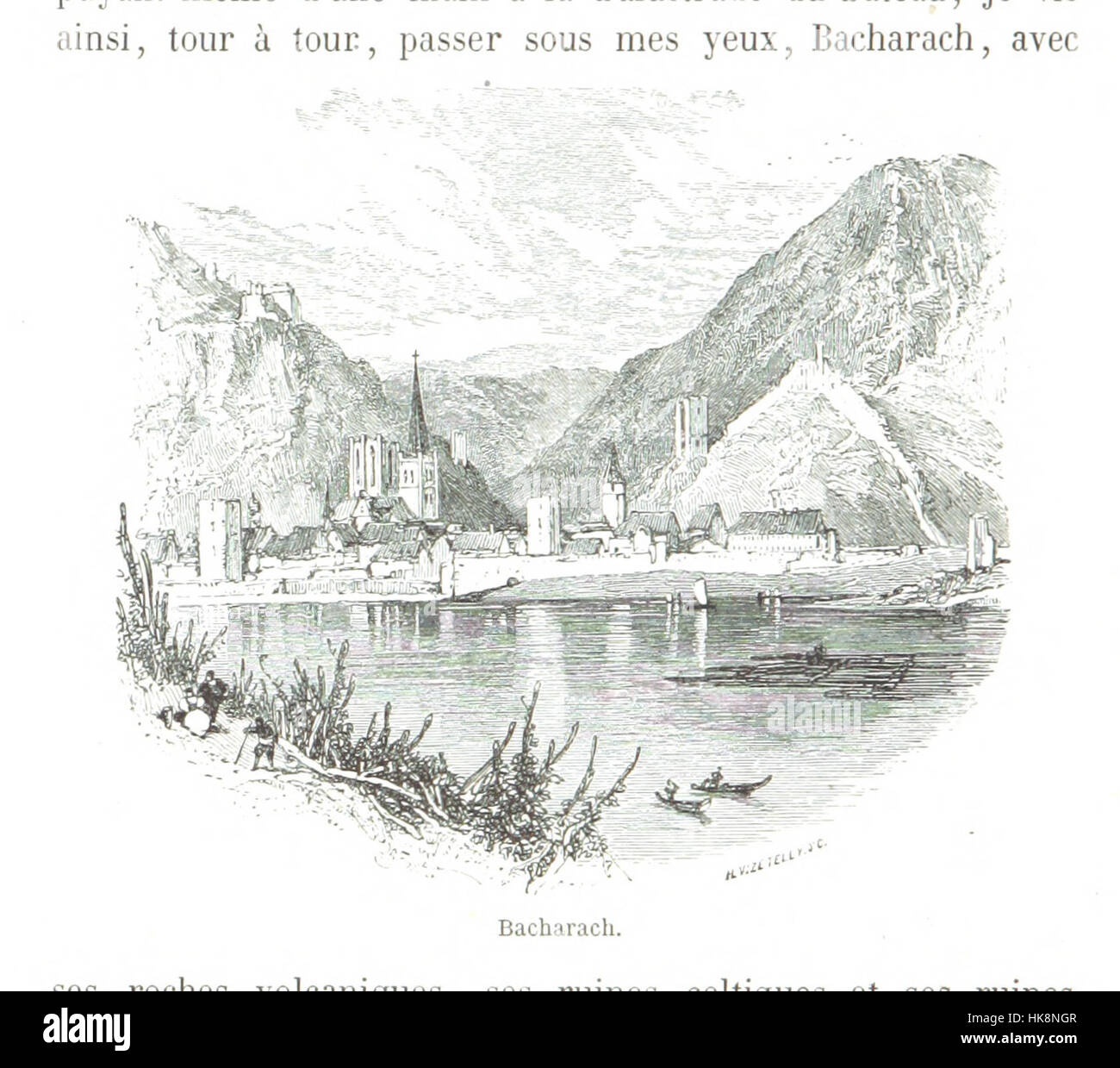 Image prise à partir de la page 532 de 'Le chemin des écoliers ; Promenade de Paris à Marly-le-Roy, en suivant les bords du Rhin. Avec 450 vignettes' image prise à partir de la page 532 de 'Le Chemin des Banque D'Images