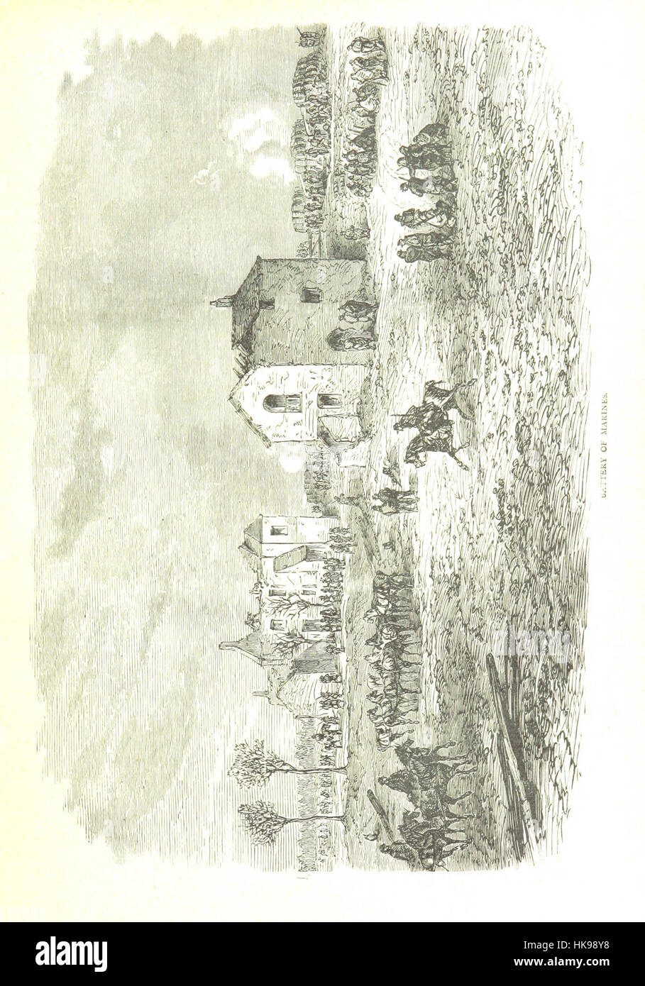 Cassell's Histoire de la guerre entre la France et l'Allemagne. 1870-1871 Image prise à partir de la page 77 de "Cassell's Hi Banque D'Images