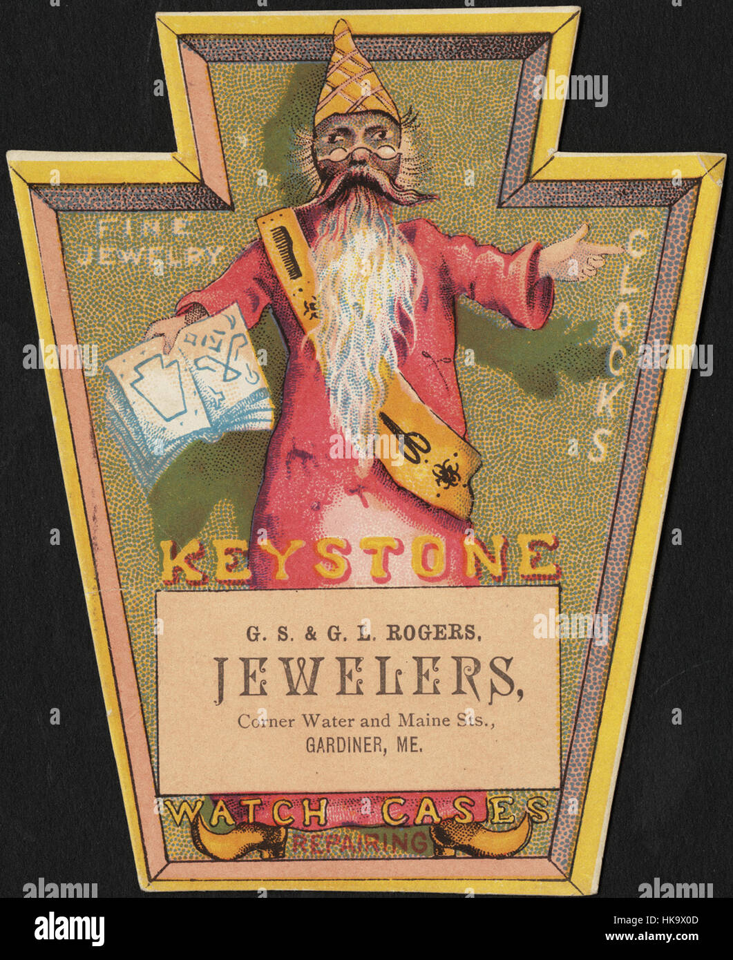 Keystone, bijoux, horloges, montres, la réparation Banque D'Images