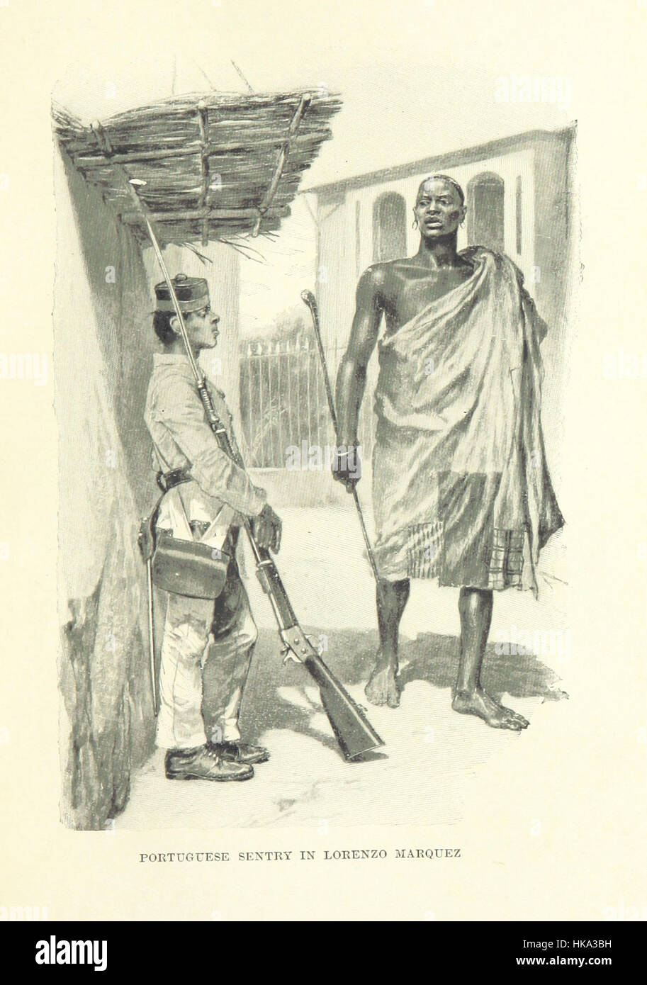L'Afrique de l'homme blanc ... Illustré par R. C. Woodville, etc image prise à partir de la page 99 de 'White M Banque D'Images