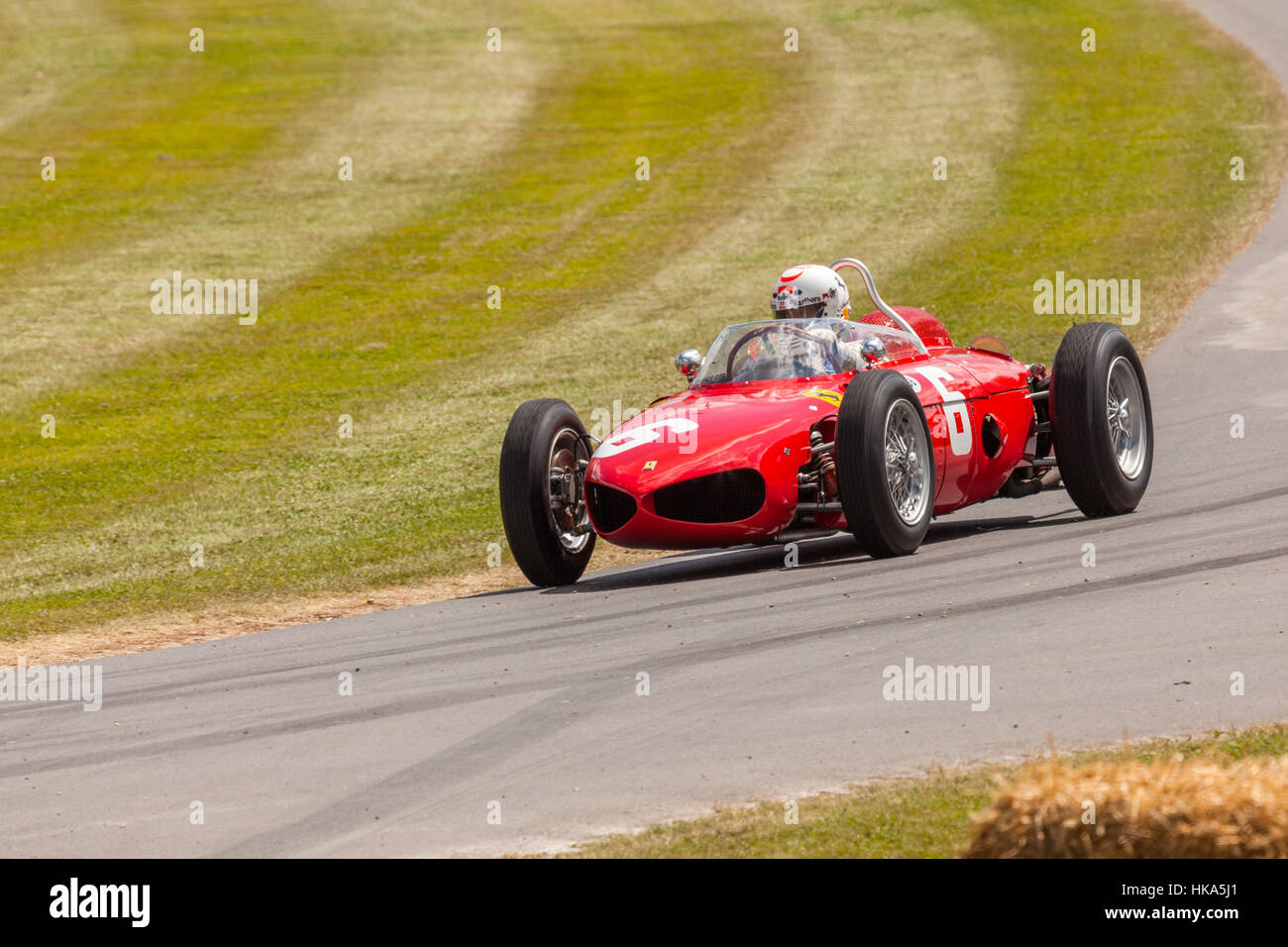 Voiture de course historique Ferrari à Goodwood Festival of Speed 2014 Banque D'Images
