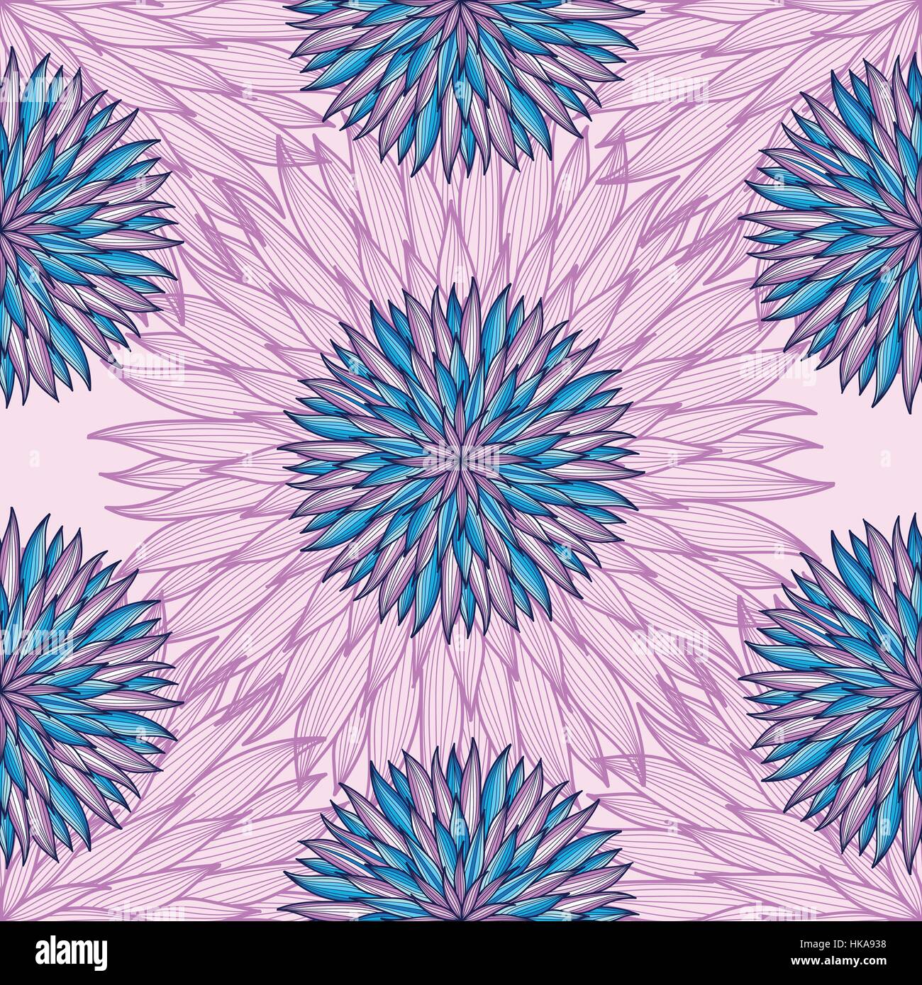 Mandala. Rond coloré ornement. Coloriages illustration vectorielle. Modèle sans couture Illustration de Vecteur