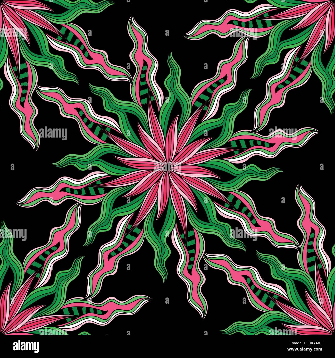 Mandala. Rond coloré ornement. Page à colorier. Vector illustration modèle transparent Illustration de Vecteur