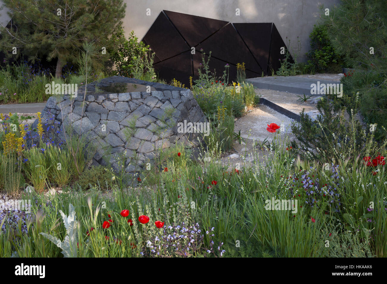 La Banque Royale du Canada Jardin, Chelsea Flower Show 2016, London, UK Designer : Hugo bugg Banque D'Images