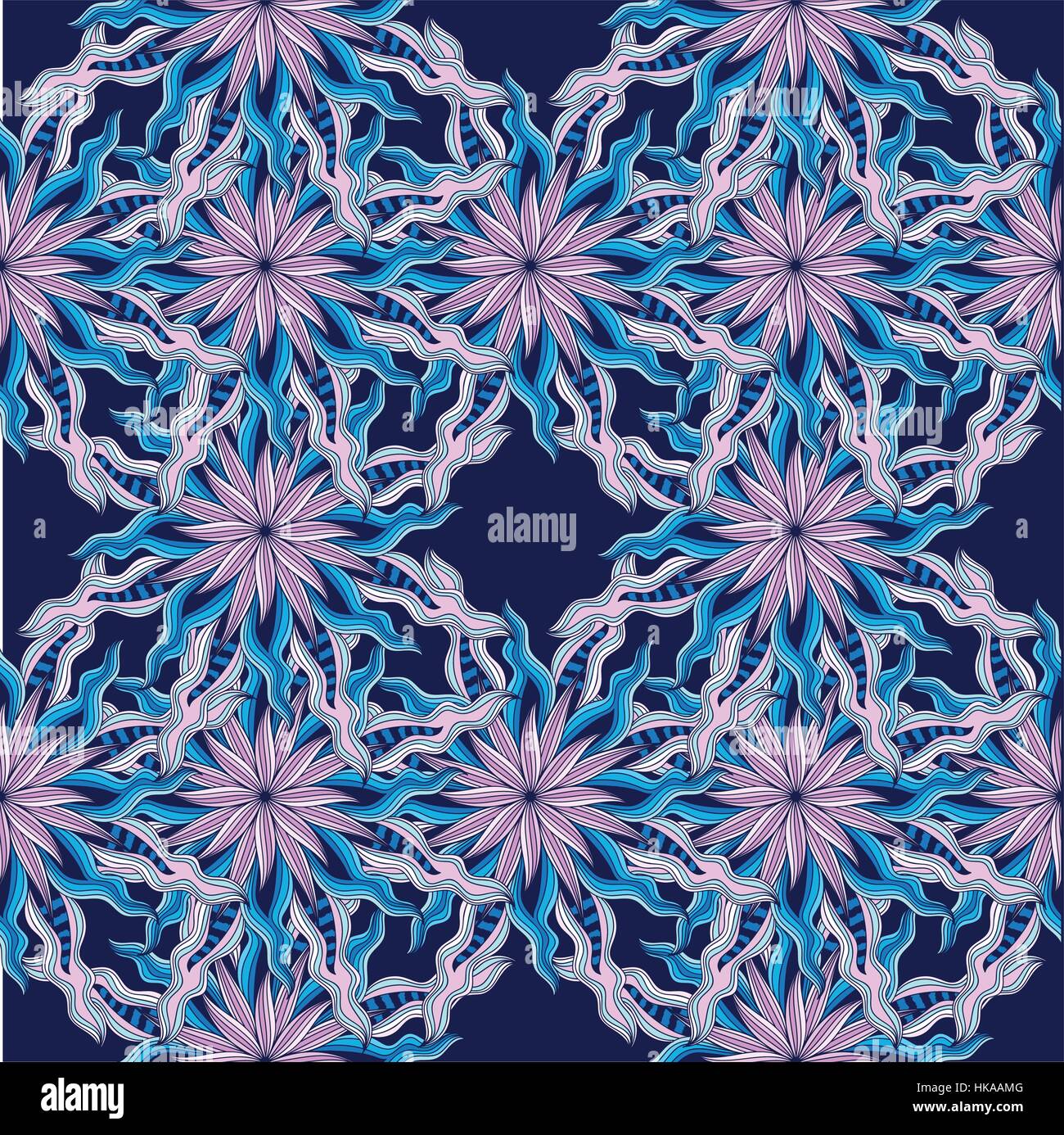 Mandala. Rond coloré ornement. Page à colorier. Vector illustration modèle transparent Illustration de Vecteur