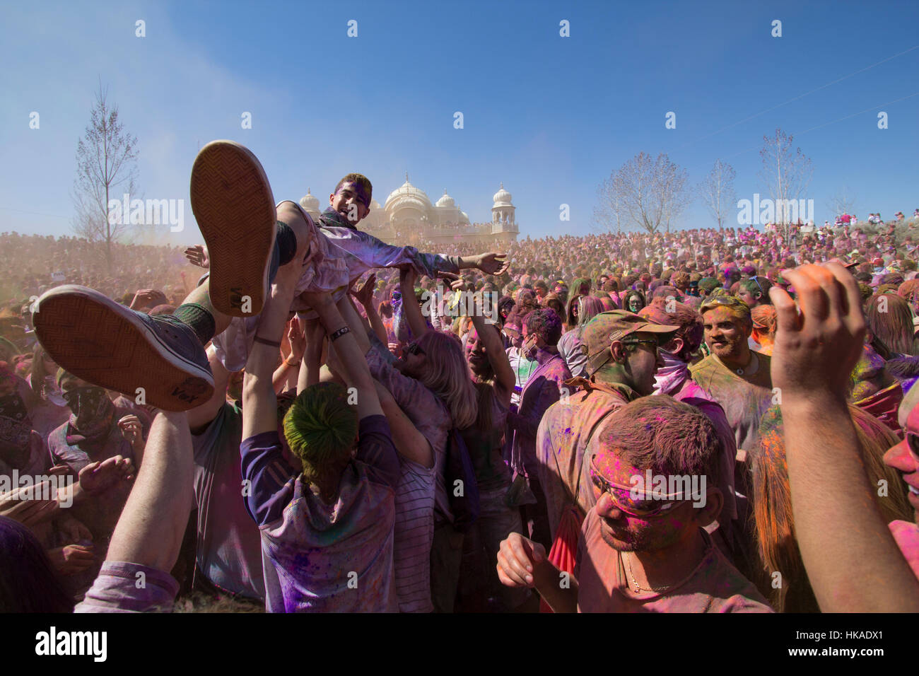 Festival des couleurs Holi Banque D'Images