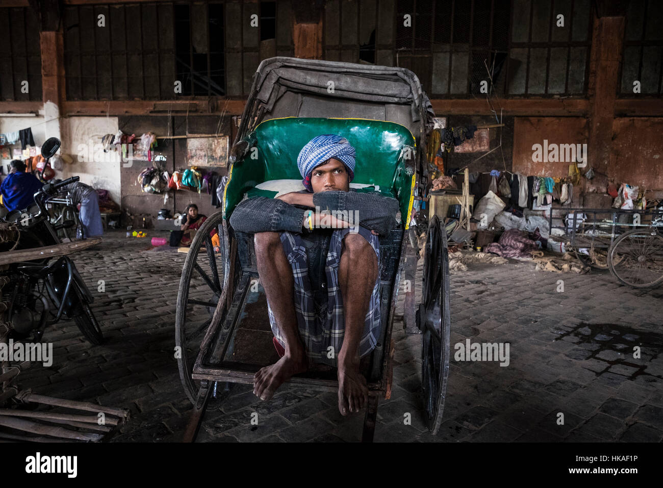 L'Inde, le Bengale occidental, Calcutta, portrait Banque D'Images