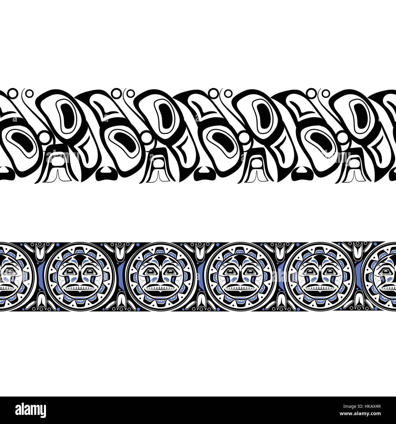 Résumé fond rouge autochtones d'Amérique du Nord Illustration de Vecteur