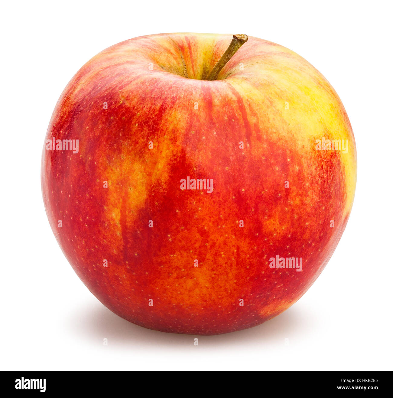 Pomme Rouge isolé Banque D'Images