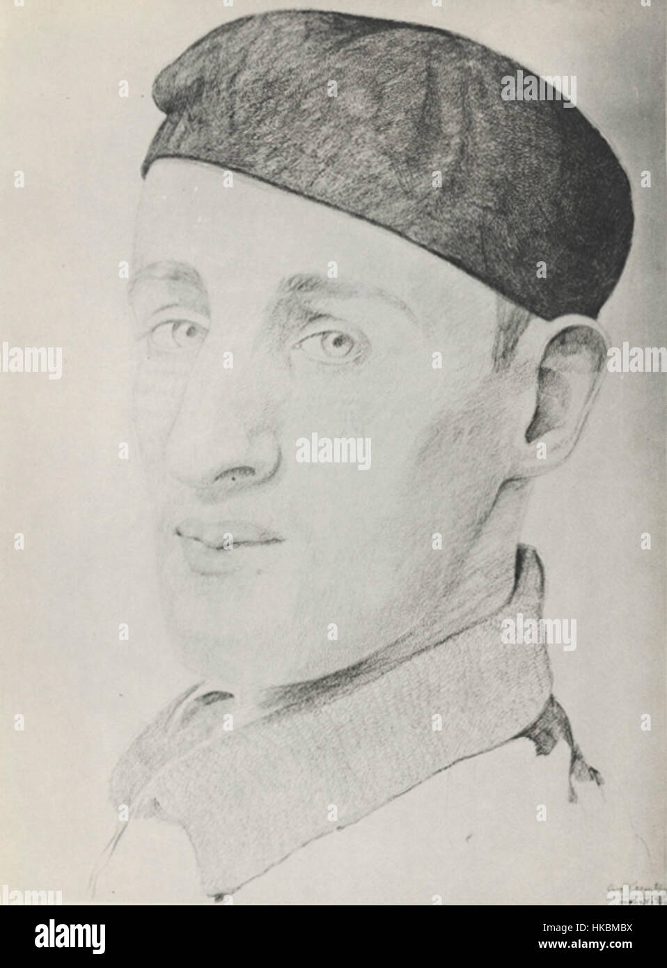 'Zelfportret maart 1942' est un autoportrait de Cor van Teeseling, créé en mars 1942. La peinture reflète l'intensité émotionnelle et le style personnel de l'artiste pendant une période turbulente. Banque D'Images