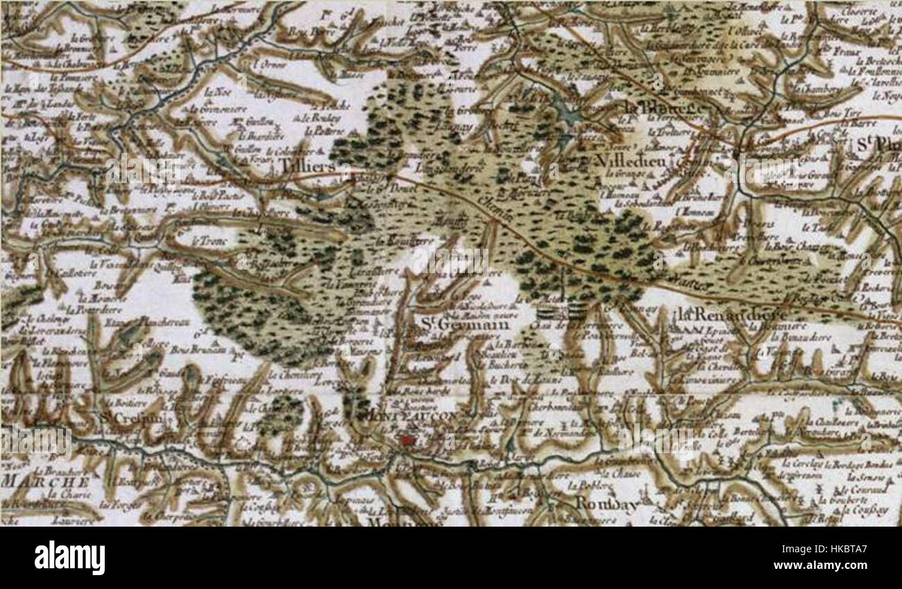 La carte Cassini est une série historique de cartes françaises créée au