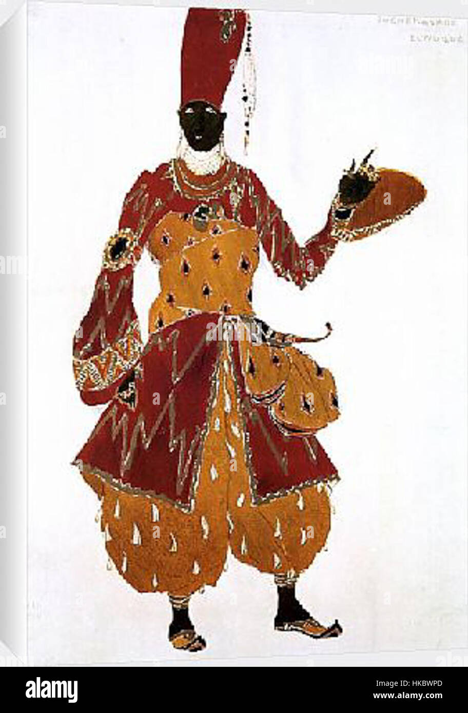 Scheherazade par L. Bakst 06 Banque D'Images