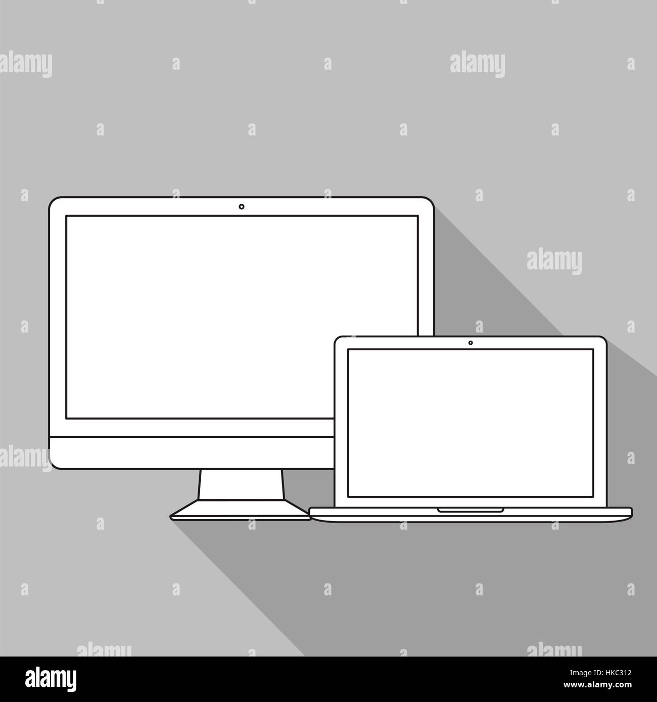 Icône de l'appareil numérique technologie Concept de vecteur Illustration de Vecteur