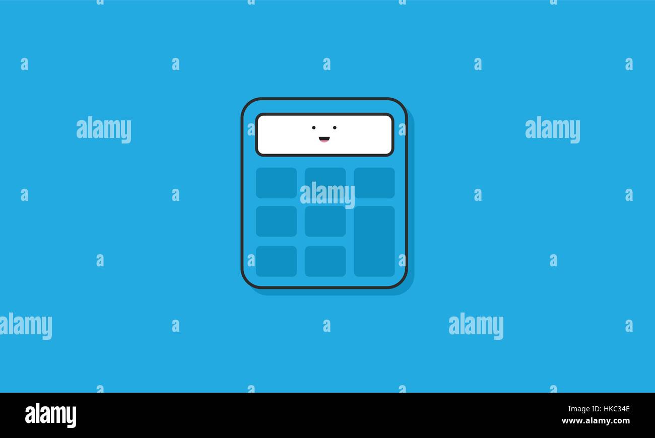 Dessin animé de calculatrice Banque d'images vectorielles - Page 2 - Alamy