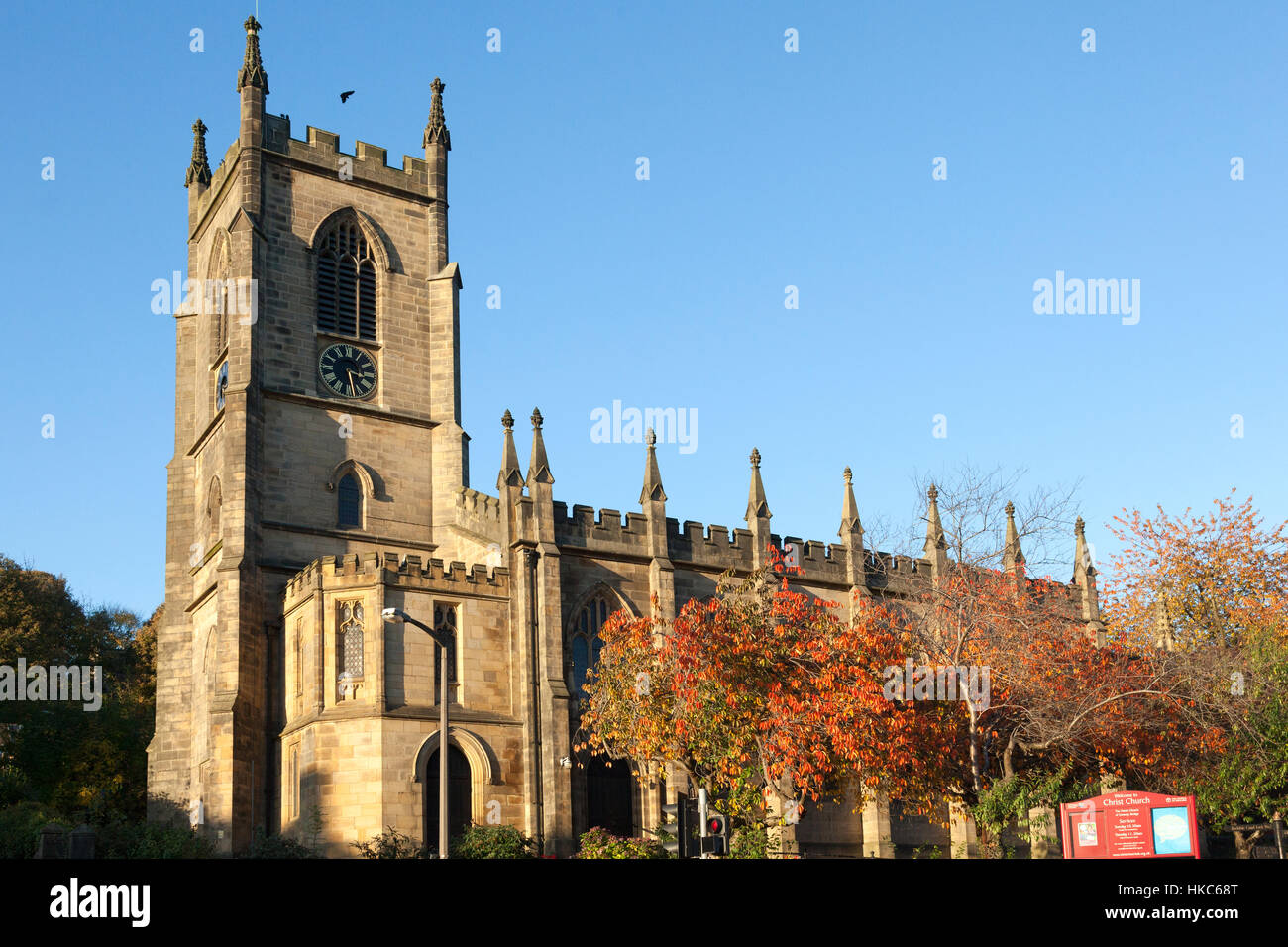 Christ Church, Sowerby Bridge, West Yorkshire Banque D'Images