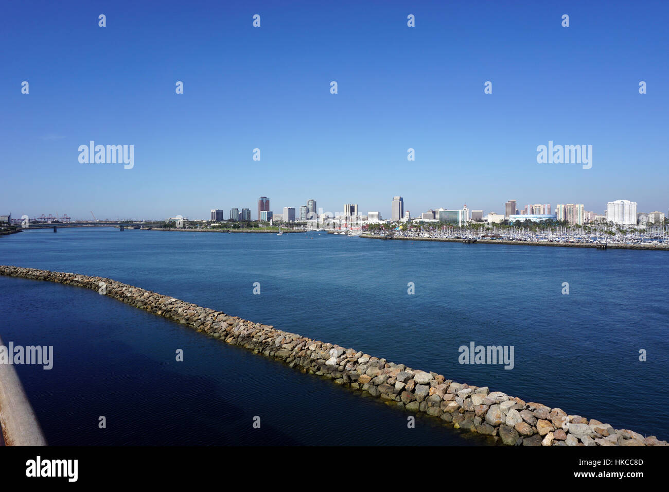 Le port de Long Beach Banque D'Images